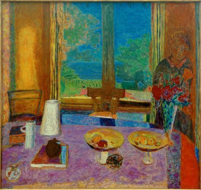 Gran comedor con vista al jardín de Pierre Bonnard